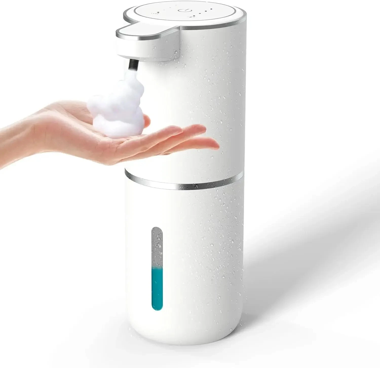 Automatic Soap Dispenser Touchless Foaming Soap Dispenser 380ml USB Rechargeable Electric 4 Level Adjustable Foam Soap Dispenser - Image 4